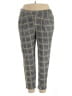 Hot Kiss Plaid Gray Casual Pants Size 3X - photo 1