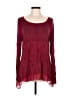 Bleu Burgundy Long Sleeve Blouse Size M - photo 1