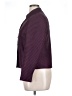 Le Suit 100% Polyester Houndstooth Purple Blazer Size 14 Petite - photo 5