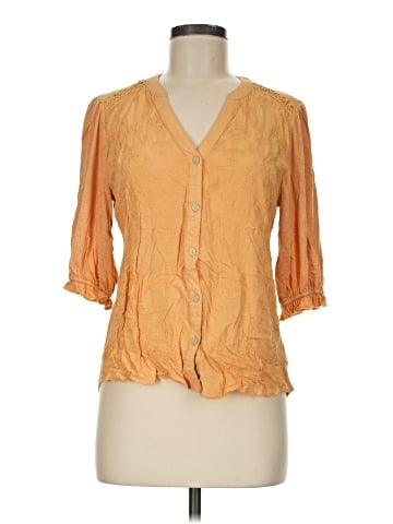 Democracy 3/4 Sleeve Blouse (view 1)