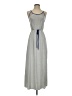 THML Stripes Gray Casual Dress Size XS - photo 1