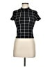 Shein Black Short Sleeve Top Size M - photo 1