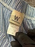 Wrapper 100% Cotton Blue 3/4 Sleeve Top Size M - photo 7