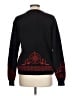 Pendleton 100% Virgin Wool Paisley Black Wool Cardigan Size L - photo 2