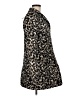 Le Chateau Animal Print Gold Coat Size M - photo 4