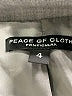 Peace of Cloth Houndstooth Gray Blazer Size 4 - photo 6