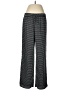 Ann Taylor LOFT 100% Polyester Houndstooth Black Casual Pants Size M - photo 1