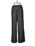 Ann Taylor LOFT 100% Polyester Houndstooth Black Casual Pants Size M - photo 2