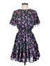 Aqua Floral Purple Cocktail Dress Size S - photo 1