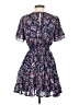 Aqua Floral Purple Cocktail Dress Size S - photo 2