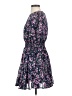 Aqua Floral Purple Cocktail Dress Size S - photo 5