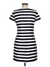 Boston Proper 100% Polyester Stripes Gray Casual Dress Size 6 - photo 2
