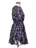 Aqua Floral Purple Cocktail Dress Size S - photo 4