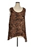 Signature Studio 100% Polyester Brown Tank Top Size XL - photo 1