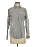 Current/Elliott Stripes Gray Long Sleeve Button-Down Shirt Size XS (0) - photo 1
