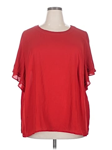 Liz Claiborne Short Sleeve Blouse (view 1)