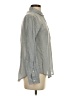 Current/Elliott Stripes Gray Long Sleeve Button-Down Shirt Size XS (0) - photo 4