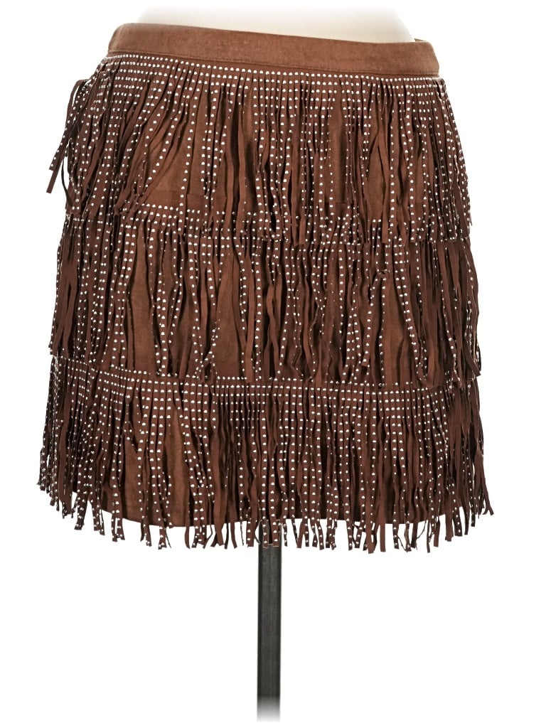 Pre-owned Mi Ami Casual Skirt In Brown