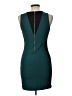 Guess Color Block Teal Cocktail Dress Size L - photo 2