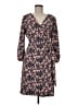 J.Crew 100% Polyester Paisley Brown Casual Dress Size 6 - photo 1