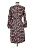 J.Crew 100% Polyester Paisley Brown Casual Dress Size 6 - photo 2