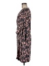 J.Crew 100% Polyester Paisley Brown Casual Dress Size 6 - photo 5