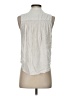 Bella Dahl Ivory Sleeveless Button-Down Shirt Size XS - photo 2