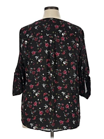 Torrid 3/4 Sleeve Blouse (view 2)