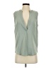 Timing 100% Polyester Green Sleeveless Blouse Size S - photo 1
