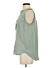 Timing 100% Polyester Green Sleeveless Blouse Size S - photo 5