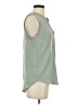 Timing 100% Polyester Green Sleeveless Blouse Size S - photo 4