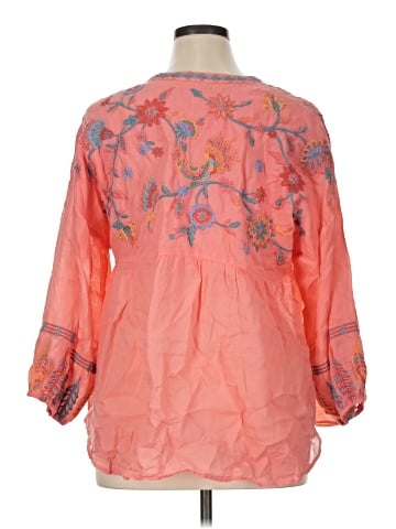 Johnny Was 3/4 Sleeve Blouse (view 2)