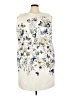 rsvp by TALBOTS 100% Polyester Graphic Ivory Cocktail Dress Size 22 Petite - photo 1