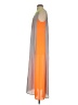 Style Color Block Orange Casual Dress Size S - photo 5