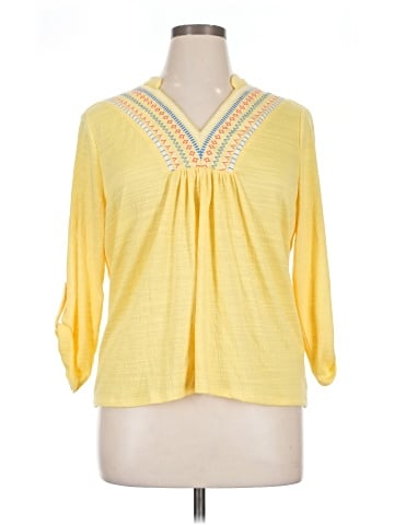 Ruby Rd. 3/4 Sleeve Blouse (view 1)