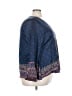 One World Blue 3/4 Sleeve Blouse Size 3X - photo 4