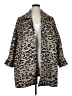 Chico's 100% Polyester Animal Print Tan Coat Size XL (3) - photo 1