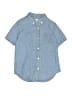 Crewcuts 100% Cotton Blue Short Sleeve Button-Down Shirt Size 10 - photo 1