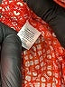 Hinge 100% Viscose Print Red Casual Pants Size S - photo 5