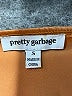 pretty garbage Orange Short Sleeve Blouse Size S - photo 7