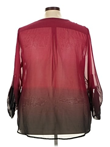 Roz & Ali 3/4 Sleeve Blouse (view 2)