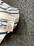 Ann Taylor LOFT 100% Polyester Stripes Ivory Short Sleeve Blouse Size XS - photo 8