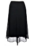 DressBarn 100% Polyester Solid Black Formal Skirt Size 20 - photo 2
