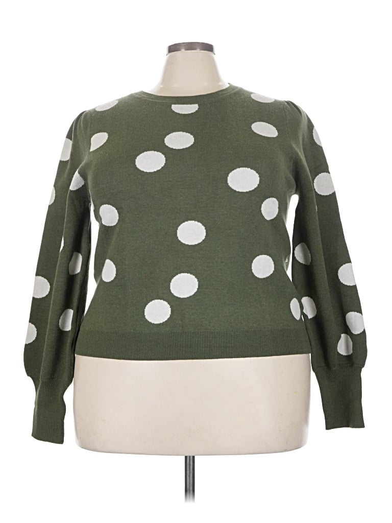 Click to view more detailed imagery on our partner's website Pre-owned Lularoe Pullover Sweater In Green