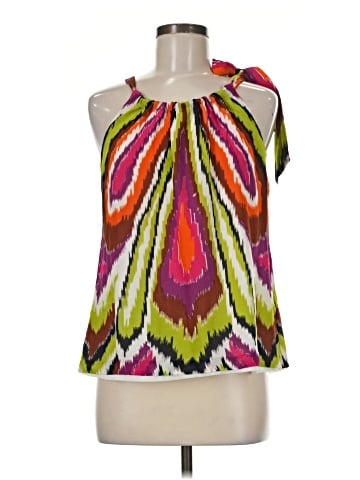 Trina Turk Sleeveless Silk Top (view 1)