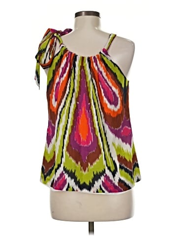 Trina Turk Sleeveless Silk Top (view 2)