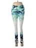 Fabletics Graphic Blue Active Pants Size S - photo 1