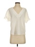 Zara Ivory Short Sleeve Blouse Size XS - photo 1