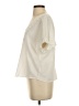 Zara Ivory Short Sleeve Blouse Size XS - photo 5