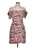 BCBGeneration 100% Rayon Print Red Cocktail Dress Size L - photo 1